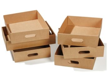 BACS DE RANGEMENT en carton Hauteur 9,5 cm