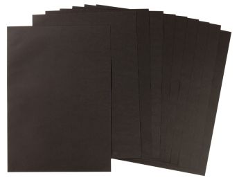 FEUILLES DE PAPIER NOIR A3 130 g