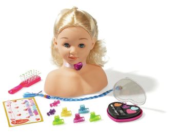 TÊTE À COIFFER AVEC ACCESSOIRES