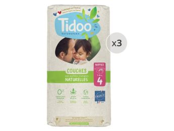 ECOLOGISCHE WEGWERPLUIERS Tidoo 3 PAKKEN Maat 4 - 7/18 kg