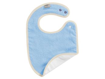 WASSERDICHTES BABY-LÄTZCHEN MIT DRUCKKNOPF - BUNT