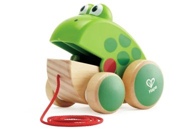 JOUET À TIRER Grenouille