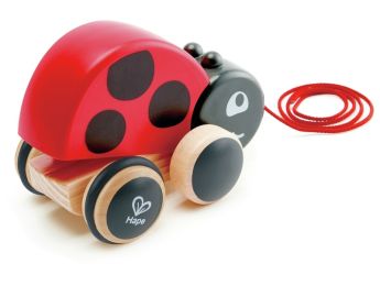 JOUET À TIRER Coccinelle