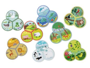 PUZZLE TRIO Les animaux