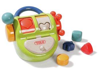 SHAPES BOX Spinner in natural colours
