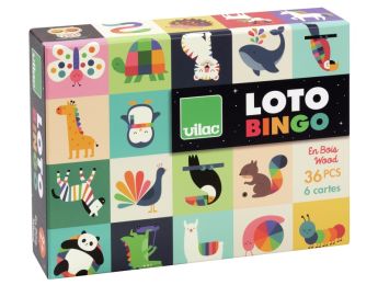 Andy Westface Animals WOODEN BINGO GAME