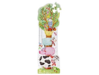 PHOSPHORESZIERENDES RIESEN-PUZZLE Der Bauernhof Tag und Nacht