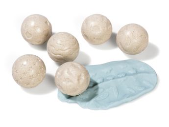 BOULES DE MODELAGE À EMPREINTES Océan