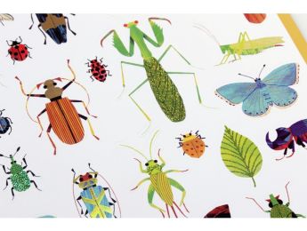 GOMMETTES THÉMATIQUES MÉTALLISÉES Insectes