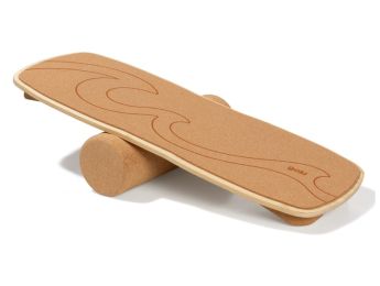PLANCHE D'ÉQUILIBRE AVEC ROULEAU EN LIÈGE