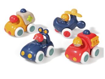 TOLO VEHICLES Emergencies ASSORTMENT OF 4 TOLO VEHICLES