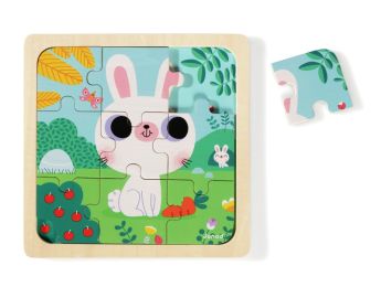 PUZZLE HOLZ Das weiße Kaninchen
