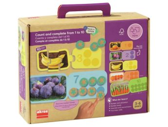 COFFRET ÉDUCATIF Compte et associe les chiffres de 1 à 10