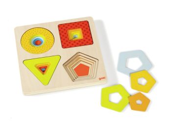 Geometric shapes LAYER LIFT-OUT PUZZLE
