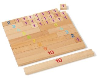 RÉGLETTES DE CALCUL EN BOIS