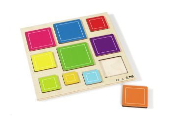 INLEGPUZZEL Gekleurde vierkanten