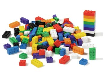 PETITES BRIQUES DE CONSTRUCTION ÉCO-CONÇUES 150 pièces