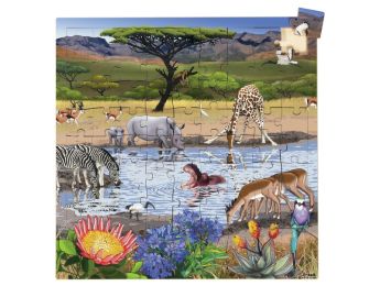 PUZZLE CONNECTÉ Animaux de la savane