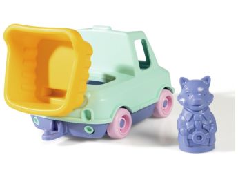 CAMION BENNE AVEC PERSONNAGE ÉCO-CONÇU