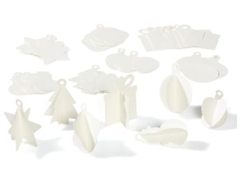 DEKORATIVE 3D-FORMEN ZUM AUFHÄNGEN Weihnachten