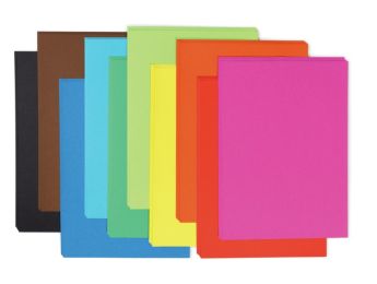 FEUILLES DE PAPIER COULEUR RECYCLÉ CARTA 130 g