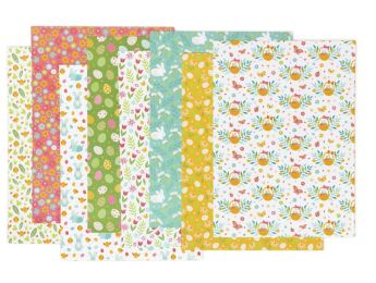 FEUILLES DE PAPIER FANTAISIE 160 g Printemps / Pâques