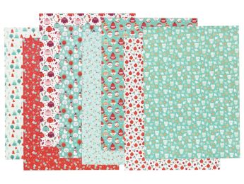 FEUILLES DE PAPIER FANTAISIE 160 g Noël