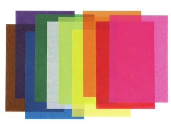 FEUILLES DE PAPIER VITRAIL 40 g