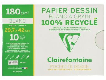 TASCHE MIT RECYCELTEM ZEICHENPAPIER 180 g A3