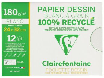 TASCHE MIT RECYCELTEM ZEICHENPAPIER 180 g A4+
