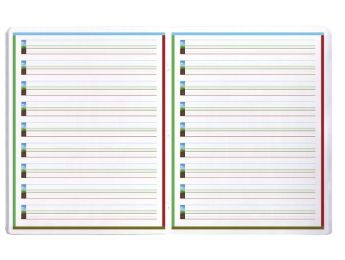 CAHIER D'ÉCRITURE SPÉCIAL DYS Clairenfantine Interligne 3 mm