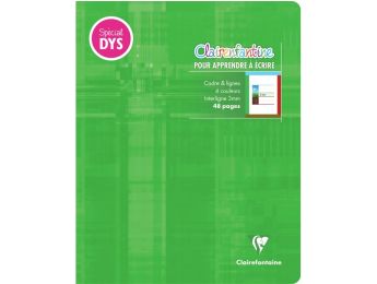 SPECIAAL DYS-SCHRIFT Clairenfantine Interlinie 3 mm