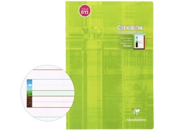 CAHIER D'ÉCRITURE SPÉCIAL DYS Clairenfantine Interligne 5 mm