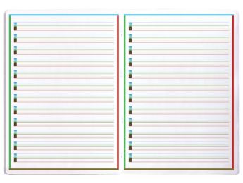 CAHIER D'ÉCRITURE SPÉCIAL DYS Clairenfantine Interligne 3 mm