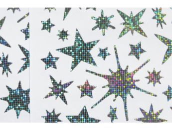 GOMMETTES HOLOGRAPHIQUES Stars