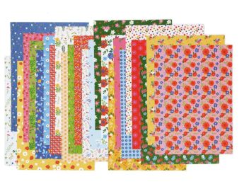 FEUILLES DE PAPIER FANTAISIE 80 g Fleurs