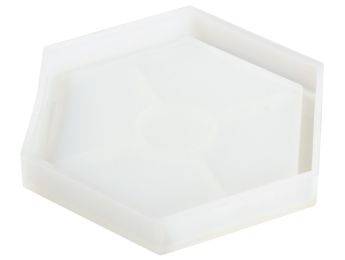 MOULE SILICONE JESMONITE Dessous de verre hexagonal