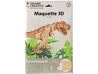 MAQUETTE À DÉCORER 3D T-rex