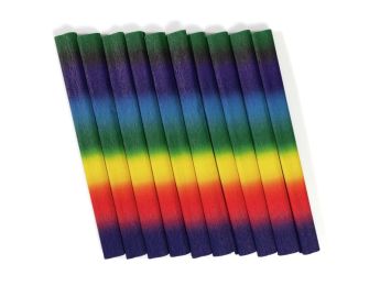 PAPIERBLÄTTER KREPPON Rainbow 35 g