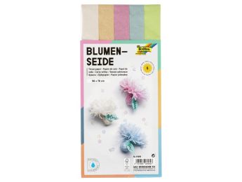 BLÄTTER AUS SEIDENPAPIER Schillerndes Pastell