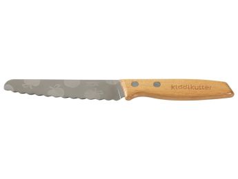 COUTEAU D'APPRENTISSAGE Kiddikutter Avec manche bois