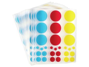 GOMMETTES RONDES CHROMATIQUES