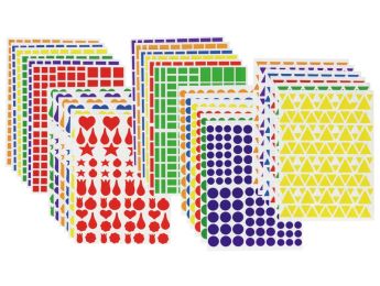 PACK GOMMETTES GEOMETRIQUES MULTIFORMES