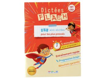 CAHIER DE DICTÉES FLASH CE1 - CE2