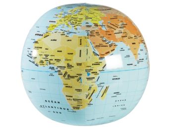 GLOBE TERRESTRE GONFLABLE
