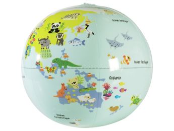 GLOBE TERRESTRE GONFLABLE Ø 30 cm Animaux du monde
