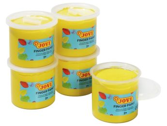 GOUACHE AU DOIGT Couleurs primaires 5 x 125 ml