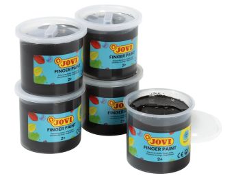 GOUACHE AU DOIGT Couleurs primaires 5 x 125 ml