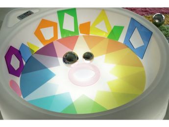 DÉCOR TRANSLUCIDE POUR TABLE SENSORIELLE Les couleurs