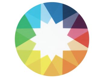 LICHTDURCHLÄSSIGES DEKOR für sensorischen Leuchttisch Die Farben